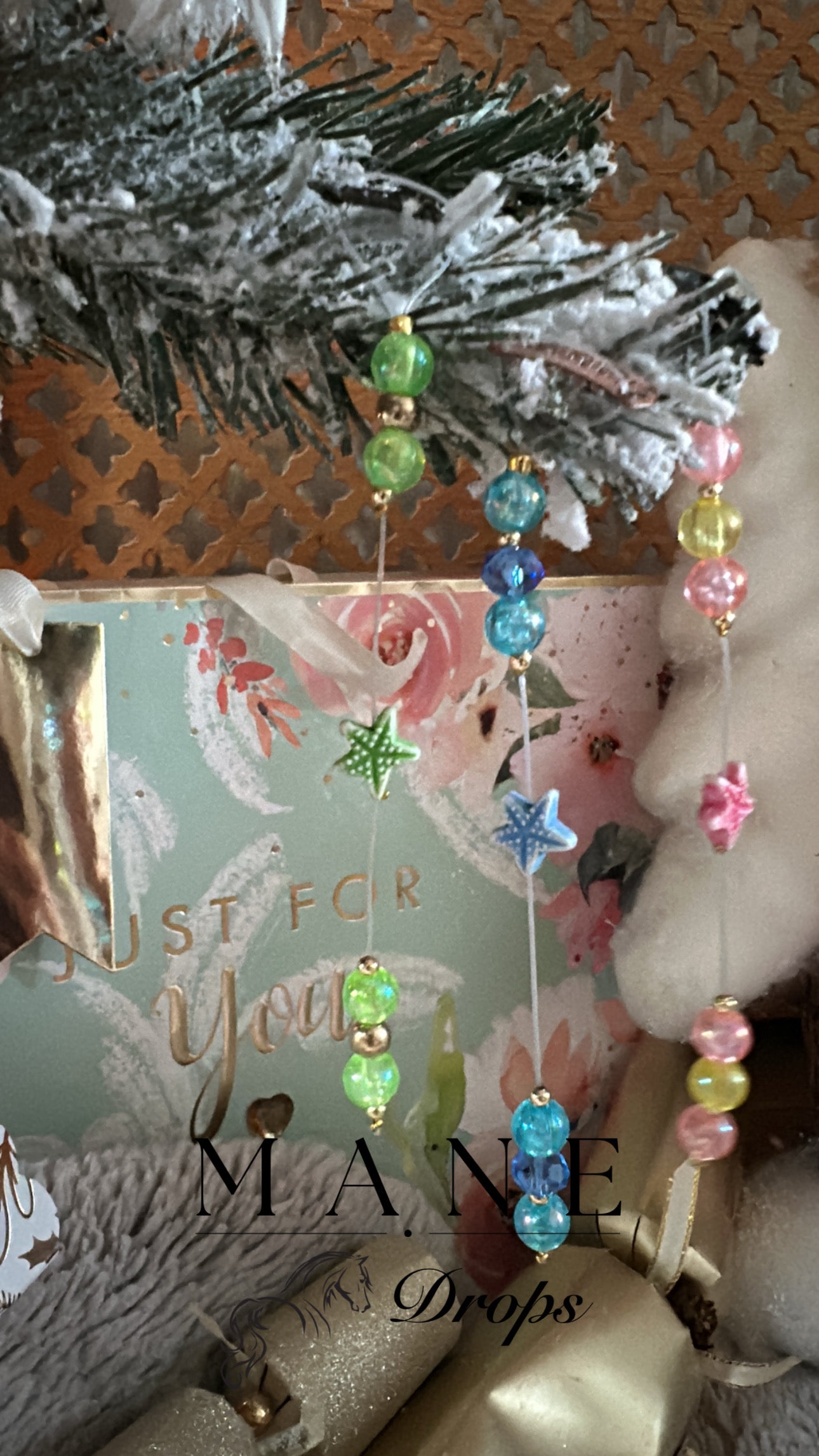 Mermane Starfish Drop - Blue / Cyan