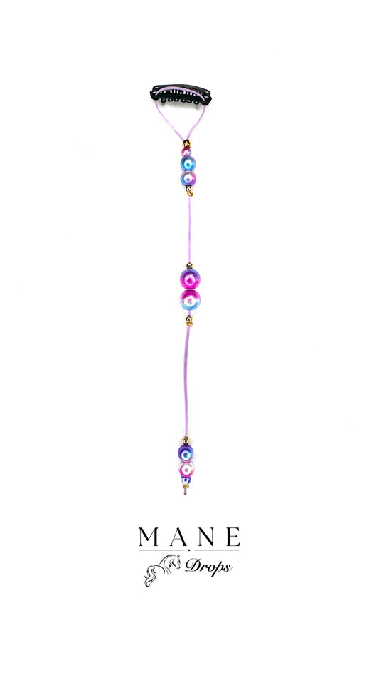 Galaxy Pearls Mane Accessory, Purple