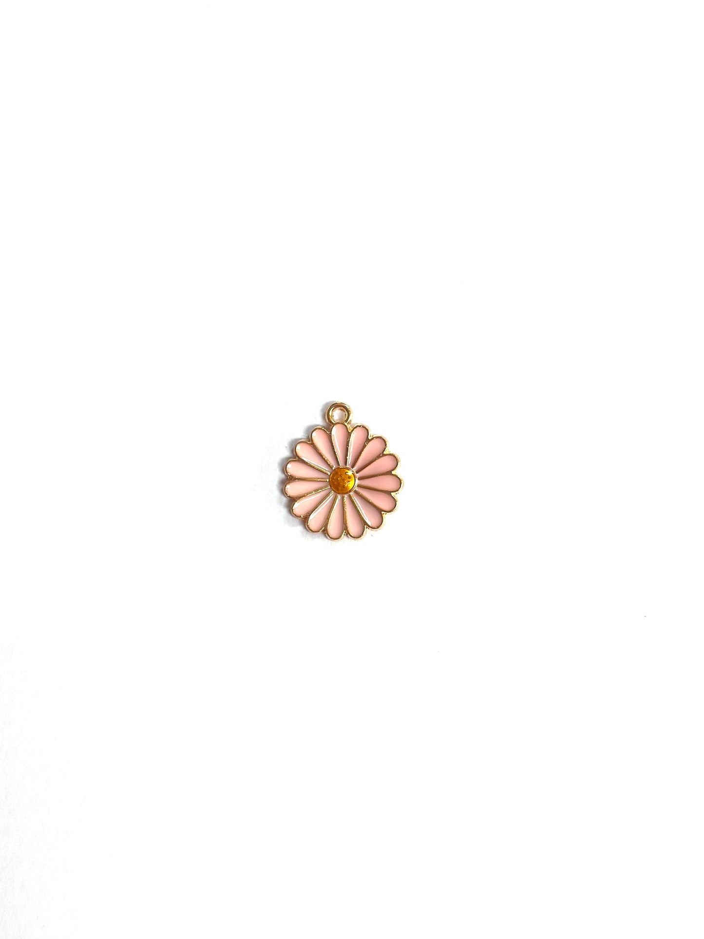 Pink/Gold Daisy Charm Mane Drop