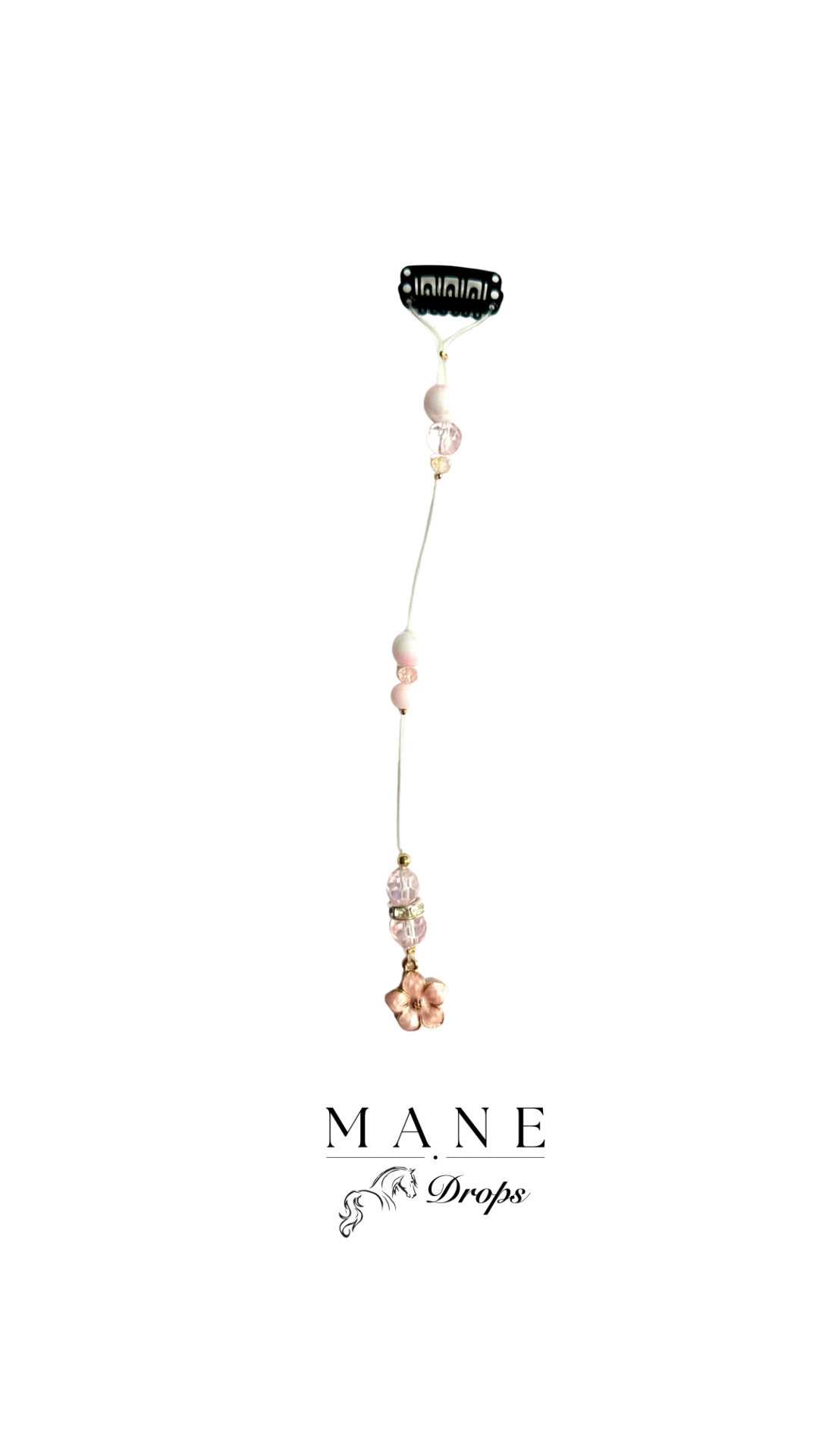 Blue/Gold Turtle Charm Mane Drop